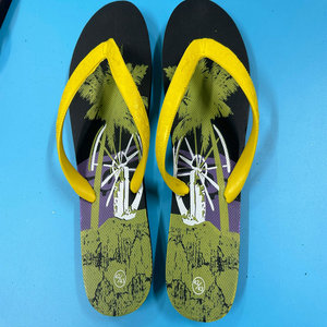 Chanclas de Playa <span class=keywords><strong>para</strong></span> Hombre, Modelo GLL005, Talla 40-45, Disponibles, de PVC, <span class=keywords><strong>para</strong></span> Exteriores, con Muchos Estampados, Precio: 0.48 Dólares - Product Image 4