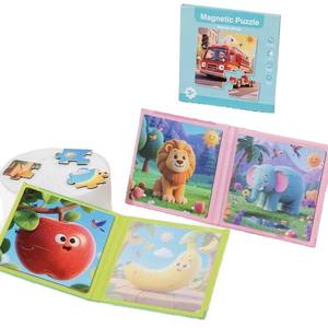 Libro <span class=keywords><strong>de</strong></span> Rompecabezas Magnéticos <span class=keywords><strong>de</strong></span> Madera <span class=keywords><strong>para</strong></span> Niños, con Temática <span class=keywords><strong>de</strong></span> Transporte, Frutas y Animales, Juguete Educativo Plano <span class=keywords><strong>para</strong></span> el Desarrollo Cerebral <span class=keywords><strong>de</strong></span> Niños Pequeños - Product Image 5