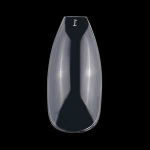 Capsules d'ongles A07 Amande Carrée Adhésion Totale 500 Pièces par Sachet (Norme Coréenne) Transparent Blanc Laiteux pour Doigts - Product Image 3
