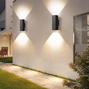 Vente en gros de luminaires muraux modernes pour l'extérieur, à éclairage vers le haut et vers le bas, pour la décoration de la maison, étanches IP54, pour la cour et le jardin - Product Image 5