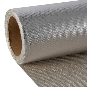 Aluminium Insulation Foil Heat Insulation 2mm Silicate Ceramic Coated Aluminum Foil Fiberglass Cloth Modern AL Aluminum Metal Foam High Strength Silvery