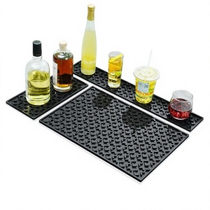 Alfombrilla de PVC antideslizante y de drenaje, estilo americano, para <span class=keywords><strong>bar</strong></span>, de venta directa de fábrica, accesorio para barra, alfombrilla larga y gruesa. - Product Image 1