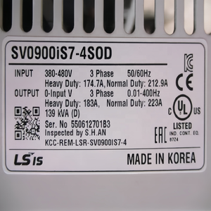 ไดรฟ์ปรับความถี่กำลังสูงพิเศษ SV0900iS7 4SOD SV1100iS7 4SOD SV1320iS7 4SOD SV1600iS7 4SOD 3 เฟส - Product Image 5
