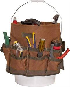 Outil de jardinage Oxford durable pliable en Polyester robuste outils fourre-tout sac organisateur de seau - Product Image 3