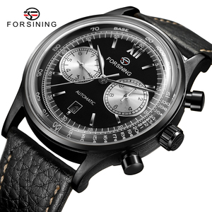 Forsining-Reloj de pulsera Para Hombre, Reloj mecánico automático, taquímetro, con logotipo personalizado - Product Image 3