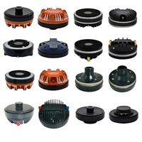 Diaphragme phénolique à bobine mobile de 50mm, 4-8ohm, corne en aluminium, tweeter hf, haut-parleur, pilote de compression de 2 pouces