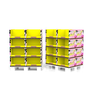 Customizable Cardboard Display <b>Stand</b> Stackable PDQ Pallet for Store Promotion <b>Printed</b> Floor Display Shelf - Product Image 6