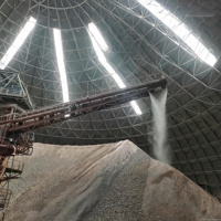 Système de brumisation à sec pour économie d'eau, équipement de contrôle de la poussière par brumisation à sec pour la suppression de la poussière dans les carrières, les mines, les stations de transfert et les ports