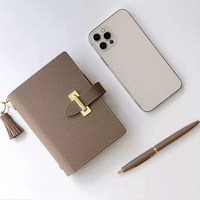 Recharges en cuir végétalien A5 A6 personnalisées, carnet de notes Folio Document 6 à 3 anneaux organisateur de planificateur pour cadeau