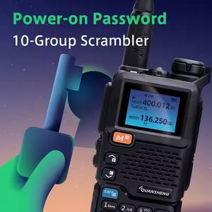 Quansheng UV-5R UV-5RE PLUSワイヤレス長距離送信機プロフェッショナルブラックハンドヘルドトランシーバー - Product Image 2