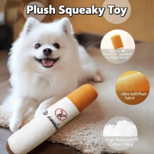 <span class=keywords><strong>Jouet</strong></span> à mâcher interactif pour <span class=keywords><strong>chien</strong></span>, en peluche, en forme de cigare, avec sonnette, résistant à la mastication, design cigarette factice pour jeu interactif - Product Image 3