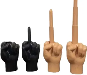Finger einziehbares Schwert Tiktok mit dem gleichen 3D-gedruckten Trick verachten das Mittelfinger-Rettich messer Netzwerk rotes Hand modell Spielzeug