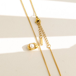 Collar de Ojo de Tigre Maillard para Mujer, Otoño Invierno, Estilo Antiguo, <span class=keywords><strong>Cadena</strong></span> para Suéter, Accesorios, Marrón, Retro - Product Image 4