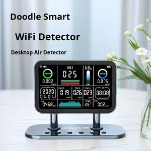 2026 nouveau Tuya Smart 13-en-1 formaldéhyde PM2.5 <span class=keywords><strong>monoxyde</strong></span> <span class=keywords><strong>de</strong></span> <span class=keywords><strong>carbone</strong></span> <span class=keywords><strong>dioxyde</strong></span> <span class=keywords><strong>de</strong></span> <span class=keywords><strong>carbone</strong></span> TVOC détecteur <span class=keywords><strong>de</strong></span> qualité <span class=keywords><strong>de</strong></span> l'air intérieur - Product Image 2