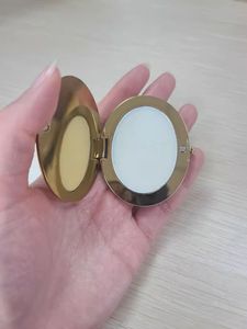 Chất lượng cao xách tay hình bầu dục nước hoa kim loại hộp kim loại container trang điểm <span class=keywords><strong>tin</strong></span> - Product Image 3