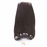 Extensions de cheveux en micro-anneaux à double trame, cheveux vierges de qualité supérieure, cuticules alignées, Remy, vente en gros, très demandées au Royaume-Uni