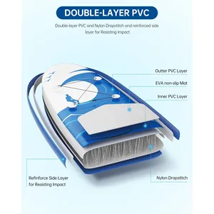 Planche à pagaie <span class=keywords><strong>gonflable</strong></span> de vente chaude planche à pagaie debout planche de surf unisexe planche de SUP ultra-légère pour le surf d'été - Product Image 3