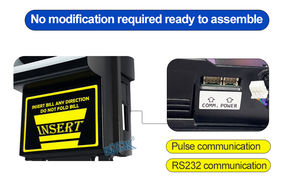 Top Bill Acceptor Top-Notch Arcade Game Coin Validator Machine à pousser les pièces en métal durables - Product Image 4
