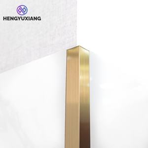 Coin d'habillage de carreaux profilés en L en <span class=keywords><strong>acier</strong></span> inoxydable 304 pour couvertures d'angle de mur vente en gros - Product Image 6