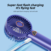 Mini ventilateur électrique USB avec écran LED, pliable, aromathérapie, cadeaux de bienvenue pour la maison et usage promotionnel