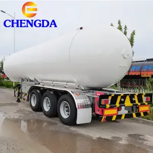 Neu und gebraucht China günstiger Preis 3-Achsen 60m3 30 Tonnen LPG-Gasanlage Lkw-Halbanhänger
