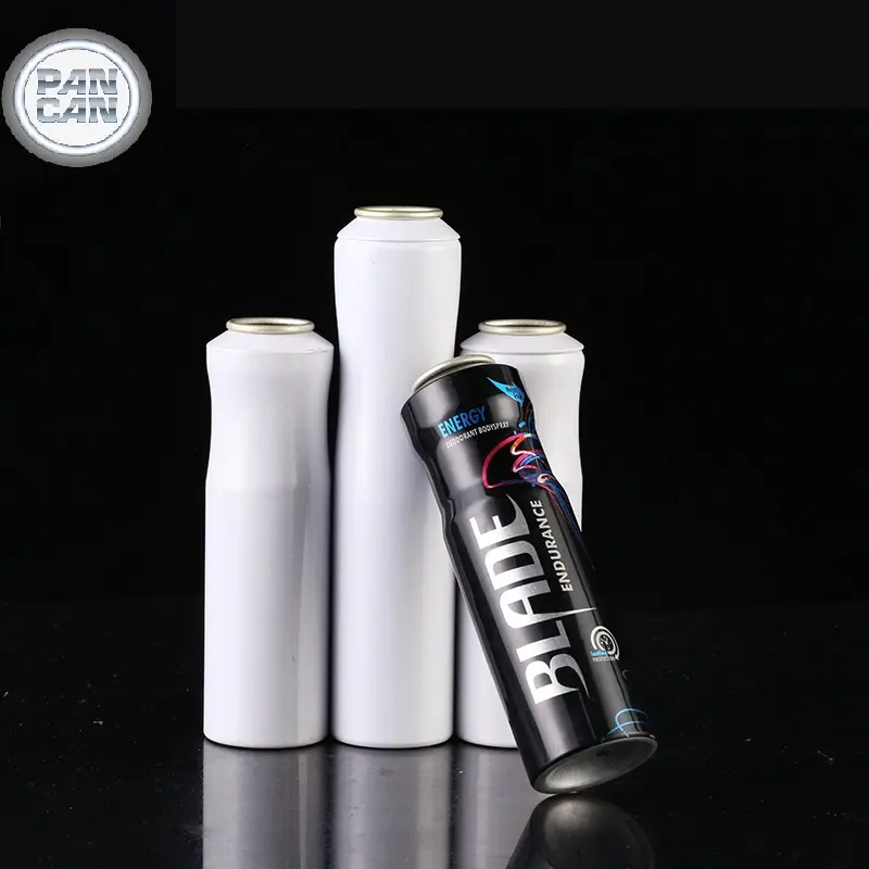 Deodorant alüminyum doldurulabilir aerosol sprey kutusu sprey boya kutuları aerosol