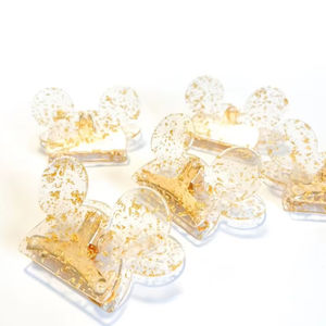 Venta caliente de las mujeres de 6cm Big <span class=keywords><strong>Minnie</strong></span> Mouse Ear Hair Claw Clip Biodegradable Celulosa Acetato Party Style - Product Image 3
