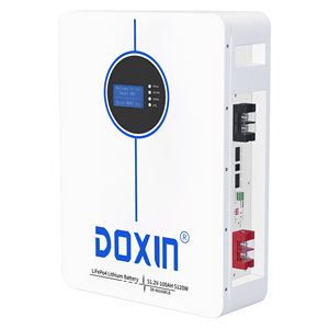 แบตเตอรี่ลิเธียมไอออน <span class=keywords><strong>DOXIN</strong></span> Cycle 48V 51.2V 5kWh แบบติดผนัง โมดูล 100Ah/150AH/200AH - Product Image 2