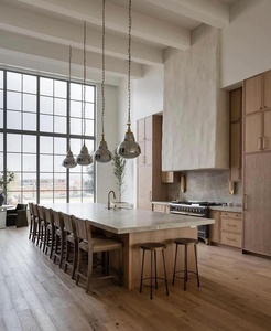 <strong>Antique</strong> Shaker <strong>Style</strong> Solid Oak Kitchen Islands Custom RTA Sink Base Cabinets with MDF Carcase and Classic Accessories Included - Product Image 1