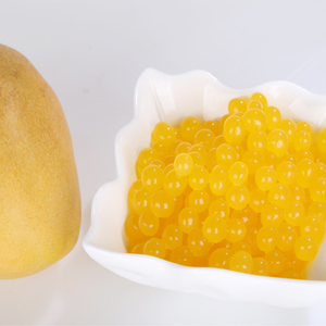 BODUO Factory Outlet 3kg Bola de jugo de fruta Boba Peal Mango Sabor Popping Boba para té de burbujas Té de la leche - Product Image 3