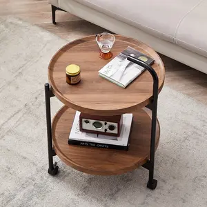 Tavolino piccolo, tavolino moderno semplice, tavolino mobile con ruote