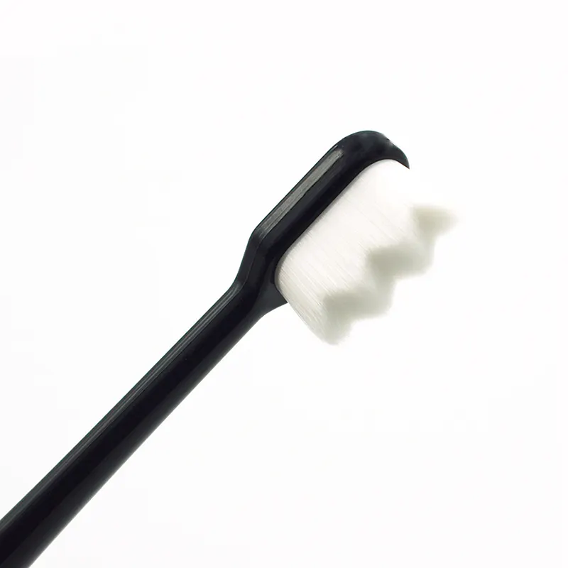 Seyahat diş fırçası yumuşak elyaf nano ağız hijyeni bakımı ultra ince yumuşak kıllar dostu diş fırçası taşınabilir önlemek diş eti kanaması