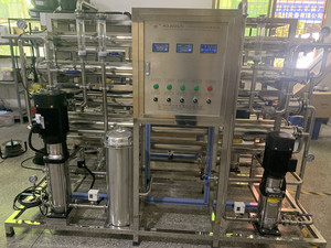 2000L tam SUS-304 Çift geçişli Ters Ozmoz Su Filtrasyon Sistemi Saf Su Üretim Tesisi - Product Image 5