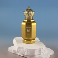 Parfum unisexe arabe en flacon doré, Oud de Dubaï, flacon de parfum en verre rouge à vaporiser pour femmes et hommes - Meilleures ventes