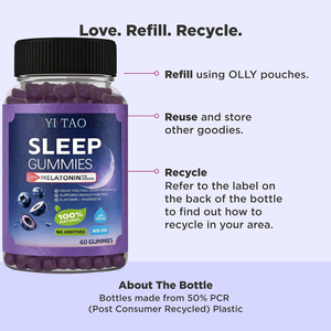 Gomitas vegetarianas de marca privada OEM, gomitas de melatonina que promueven la relajación y ayudan a dormir - Product Image 3