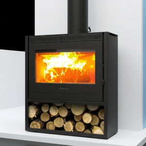 Poêle <span class=keywords><strong>à</strong></span> <span class=keywords><strong>bois</strong></span> en acier durable <span class=keywords><strong>à</strong></span> triple combustion avec verre <span class=keywords><strong>de</strong></span> sécurité et <span class=keywords><strong>cheminée</strong></span> <span class=keywords><strong>de</strong></span> 150 mm <span class=keywords><strong>pour</strong></span> villa - Product Image 2
