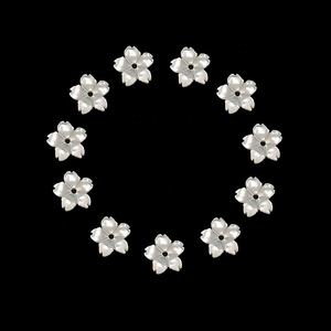 6mm bianco conchiglia perla <span class=keywords><strong>fiore</strong></span> orecchino perline corallo colorato corallo e osso per la madre di perla gioielli gioielli decorazione vestiti - Product Image 5