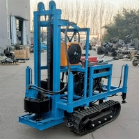 Chine machines minières géothermique directionnelle terre tarière trou carré pierre or chenille eau plate-forme de forage prix de la machine