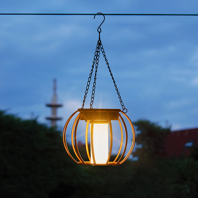 Solar LED Pumpkin Lantern Outdoor Hanging Chandelier IP65 Waterproof Halloween Landscape Lighting Garden Light