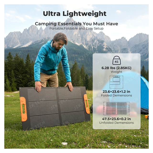Portable Foldable Solar Panel 100W Outdoor Household Power Generation Easy Carry Cabin Trailer Tent Boat Portable Power Station
