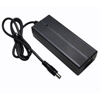 Chargeur de batterie Fuyuan 67,2 V 1,8 A pour batteries lithium-ion 16S 60 V, conception sans ventilateur, multiprotection, chargeur de trottinette électrique