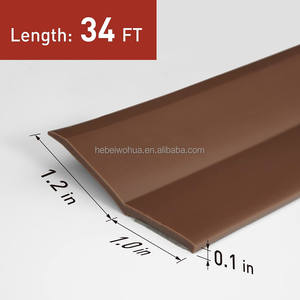 לבן 34 רגל מגבה מזג אוויר פסים אריגה איטום המוסך אוניברסלי לאטום הדלת לאטום העליון צדפות - Product Image 3