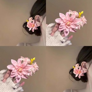 Gentle flower hair <b>clip</b> New Chinese style hairpin Flower design hair accessory Women's hair <b>clip</b> accessory - Product Image 2