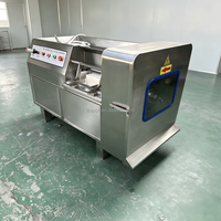 Machine commerciale automatique de découpe de viande en dés, en acier inoxydable, pour la découpe de poulet, de viande congelée et de fromage en cubes, à vendre