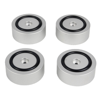Pieds antichoc de luxe en alliage d'aluminium, amplificateur arrière HIFI Audiophile à absorption des chocs, boîtier en aluminium DIY