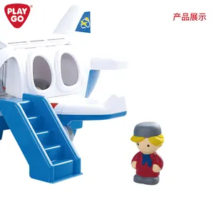 Playgo Up In The SKY Plastic Toy Set Unisex Travel Plane Fun For All Ages