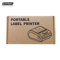 QIRUI QR-365X Printer Label Thermal Portabel 3 Inci 203DPI 40-80mm Printer Barcode Waybill Tipe-C Isi Ulang