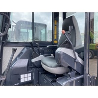 Mini-excavatrice sur chenilles Komatsu PC56 d'occasion en bon état, 5,3 tonnes, avec lame de bulldozer, machine de terrassement d'occasion à vendre