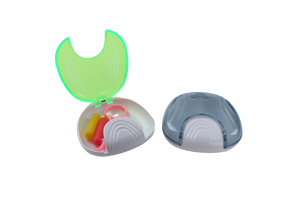 Boîte de rangement orthodontique personnalisée en plastique coloré pour <span class=keywords><strong>aligneurs</strong></span>, chewies et outil de retrait - Product Image 6