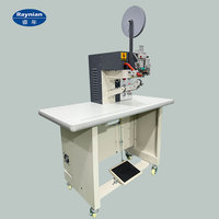 Machine à presser à air chaud Raynian-528A ; Machine automatique de gaufrage pour empeignes de chaussures en cuir avec fonction de découpe de bandes